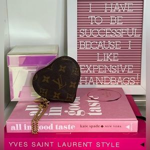 RARE Louis Vuitton Monogram Coeur Heart Coin Purse